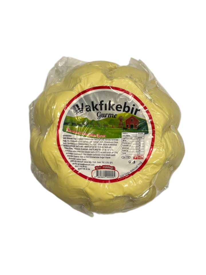 Vakfıkebir Ustalara Özel Tuzlu 1000g %20 Süt Yağı Yemeklik Tereyağ
