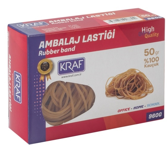 KRAF Ambalaj Lastiği %100 Kauçuk – 50g