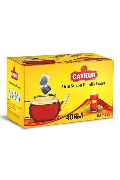 Çaykur Altın Süzen Demlik Poşet Çay 200 Gr (40 x 50 gr)