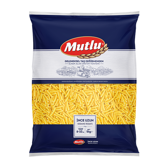 Mutlu İnce Uzun Makarna 5Kg