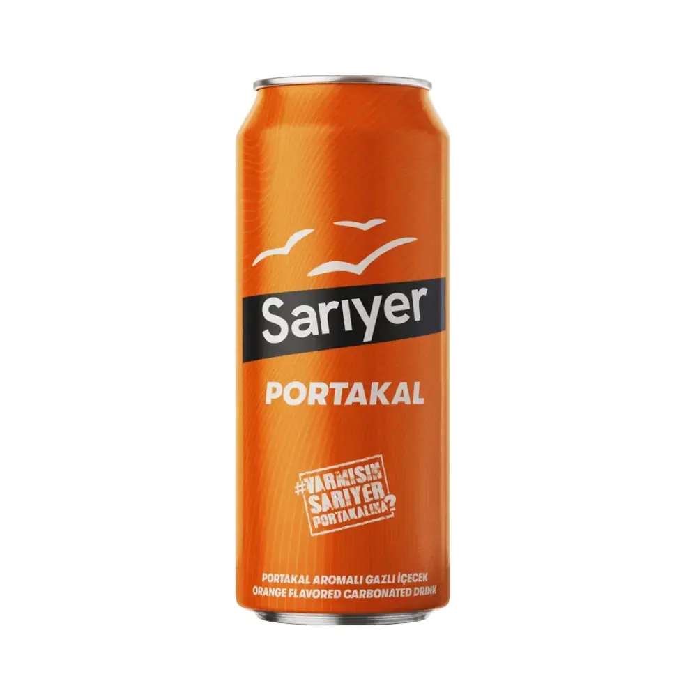 Sarıyer Portakal 330ml x 24’lü Kutu – Gazlı İçecek