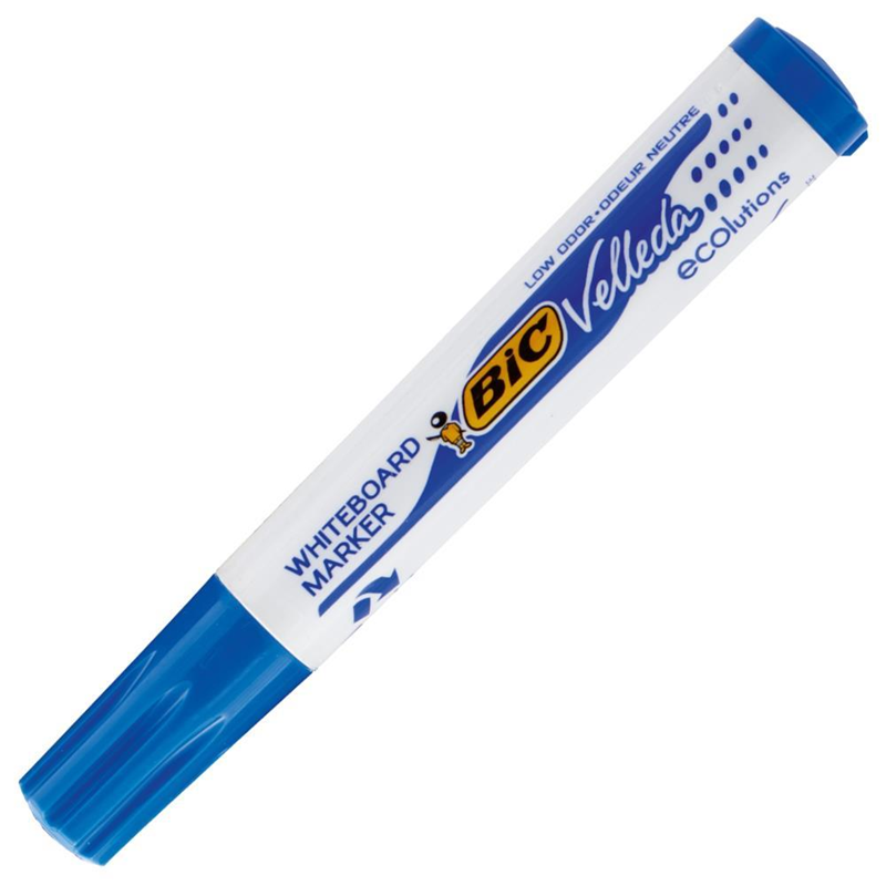 BIC Beyaz Tahta Kalemi Velleda Eco 1701 12’li Mavi