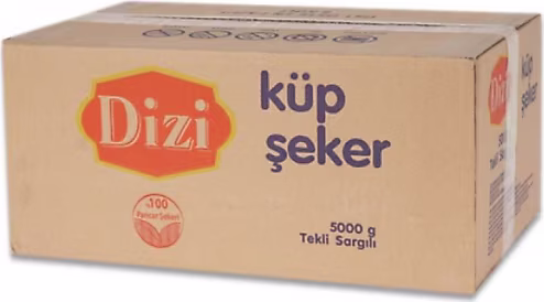 Dizi Tek Sargılı Küp Şeker 5 Kg