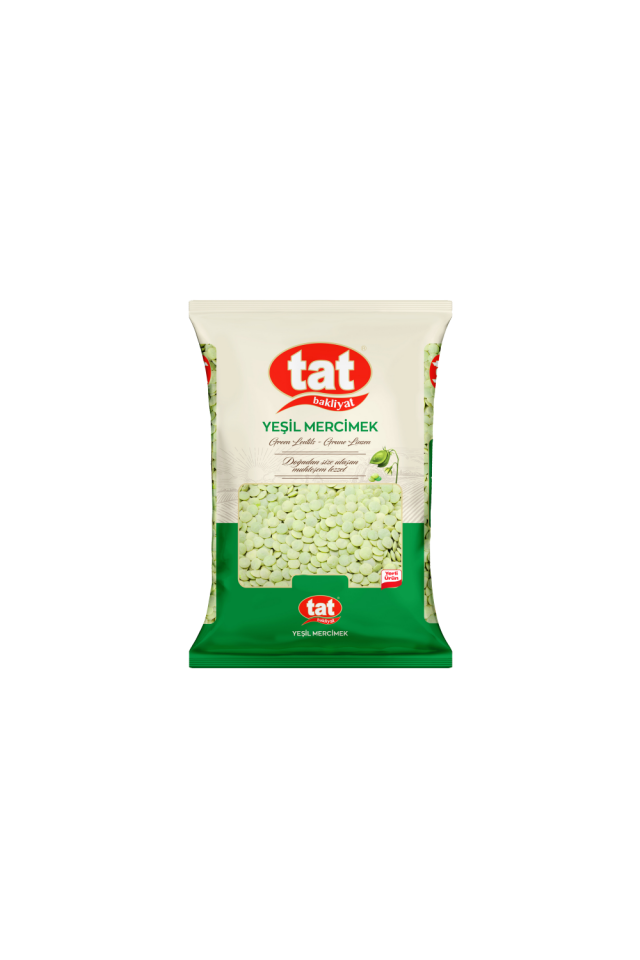 Tat Yeşil Mercimek 6,5 - 7 mm 5 Kg (Yerli – Yozgat)