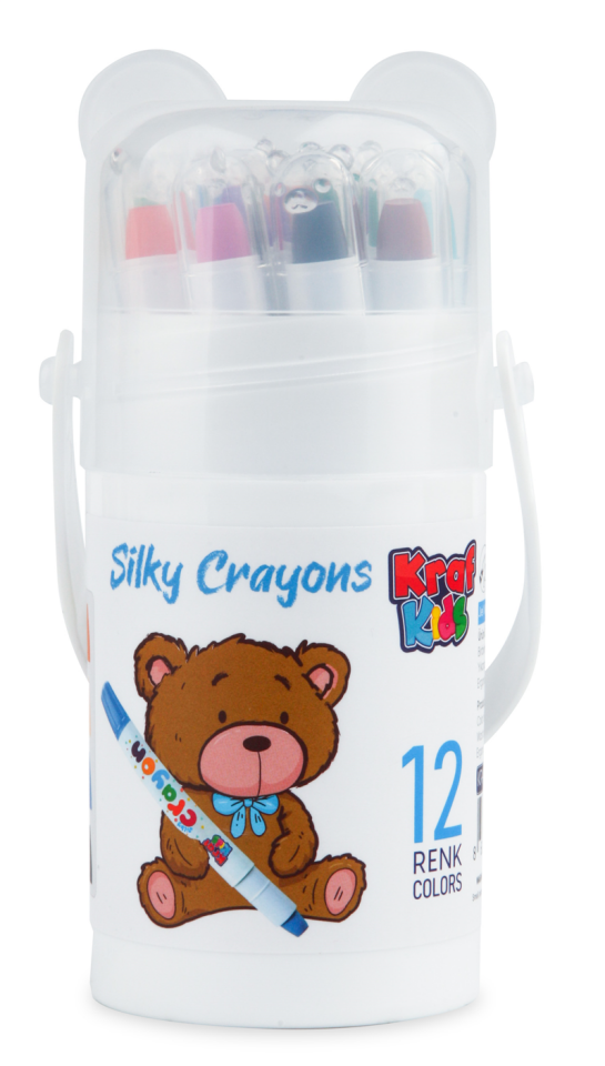 KRAF Kids Pastel Boya Silky Crayon 12’li