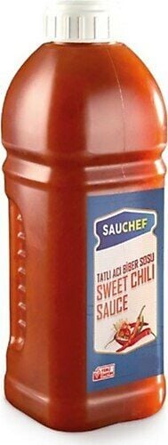 Sauchef Sweet Chili Sos Pet 2300 gr Koli (6 Adet)