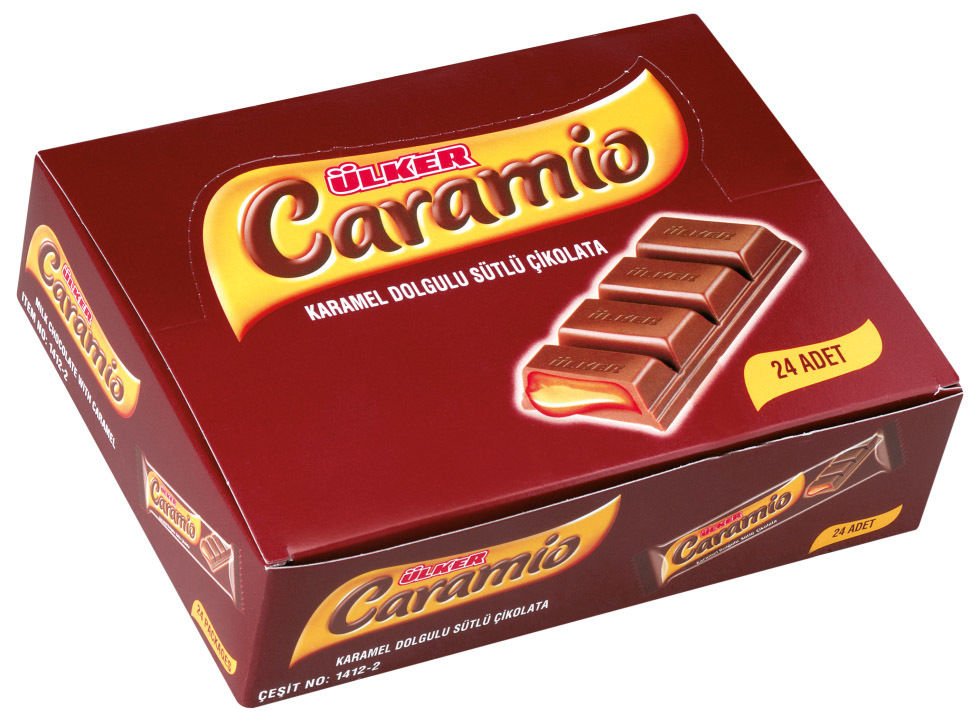 Ülker Caramio 32 Gr 24’lü – Karamelli Çikolata Keyfi