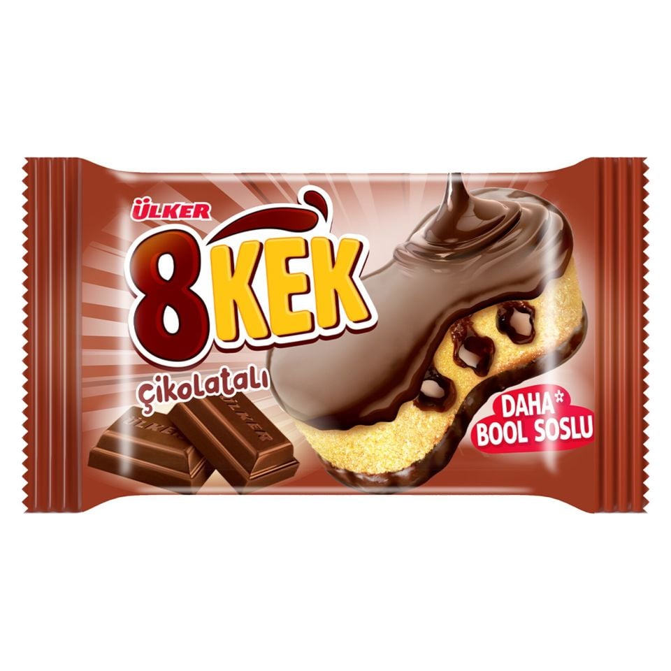 Ülker Dankek 8 Kek 55 Gr 24'lü Duble çikolata