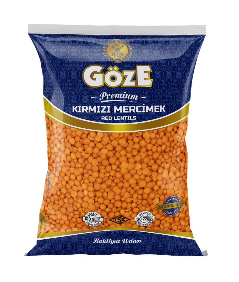 Göze Kırmızı Mercimek 1 Kg